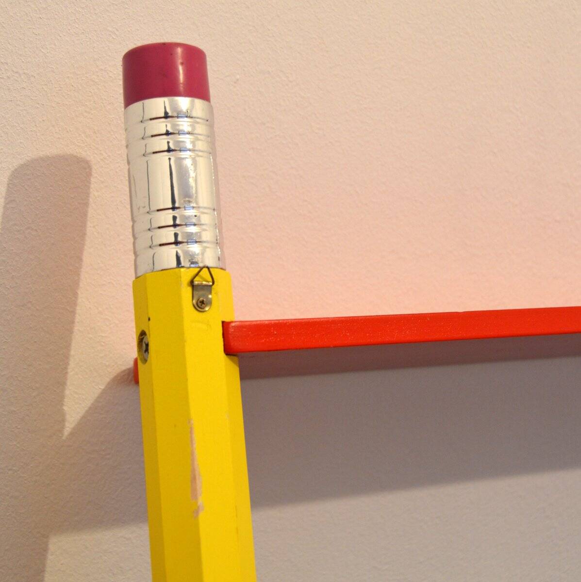 Small pencil wall shelf Pierre Sala clairefontaine collection 1980