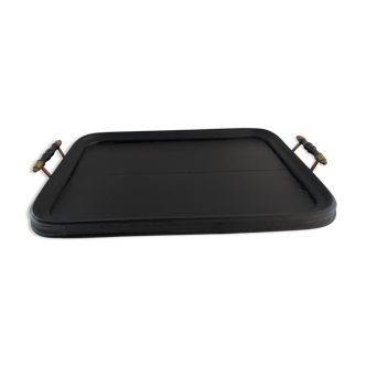 Antique wooden top with handles