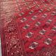 Nice big vintage carpet Bokhara handmade 200x282 cm