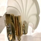 Pair of shell sconces