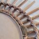 Rattan sun mirror, 55 cm
