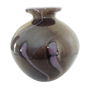 Vase verre multicouche, soufflé