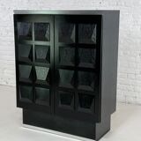 Brutalist bar storage cabinet