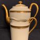 Pourer, teapot or coffee maker, and milk pot Jammet Seignolles Limoges