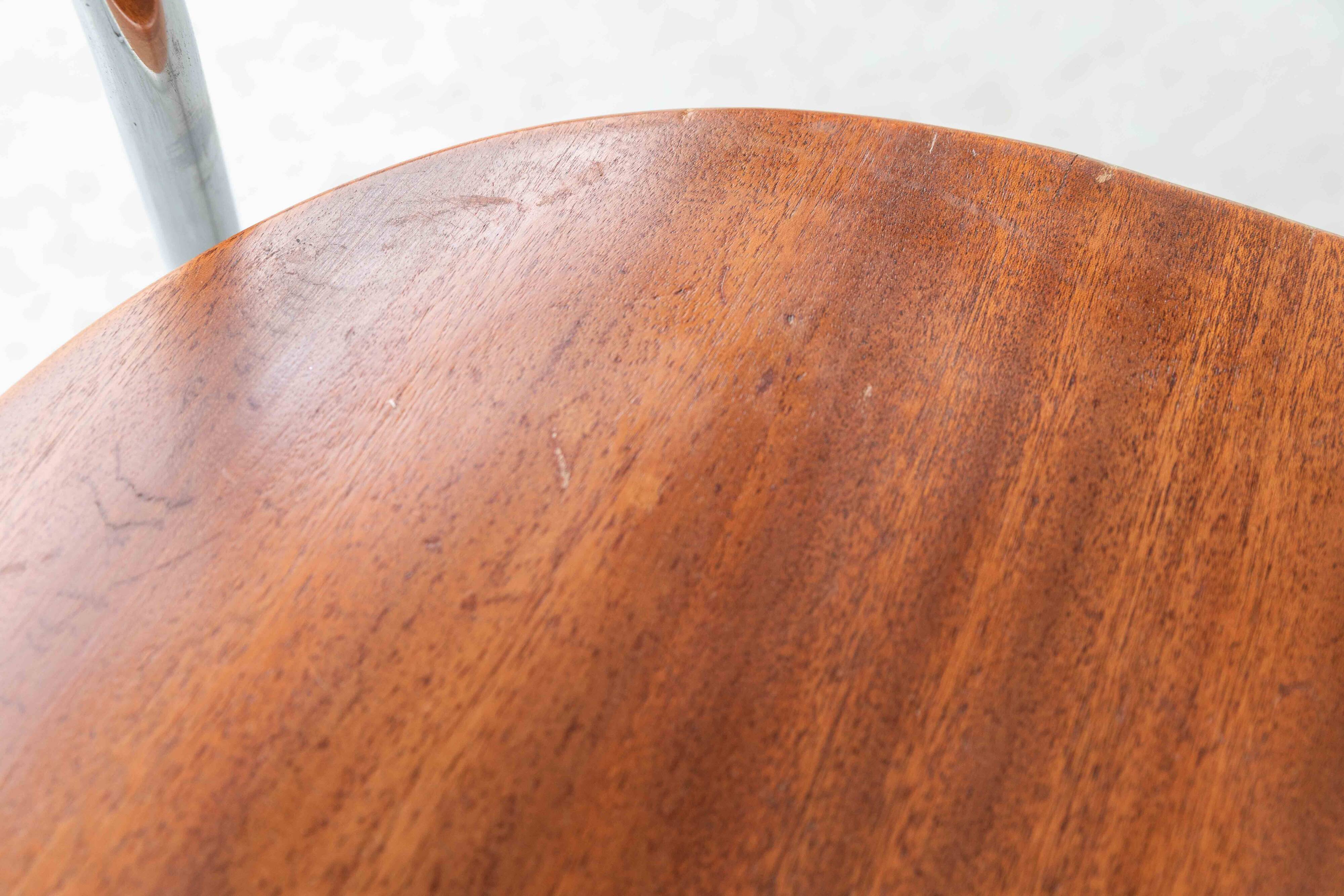 Set of 4 'B257' dining chairs by Emile Guillot, 1920s