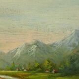 Oil on Canvas “The Mill” by N. Okolowicz – Early 20th Century