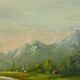 Huile sur Toile « Le Moulin » de N. Okolowicz – Début XXe