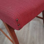 Lot de 4 chaises de salle à manger en teck – Fin XXe siècle