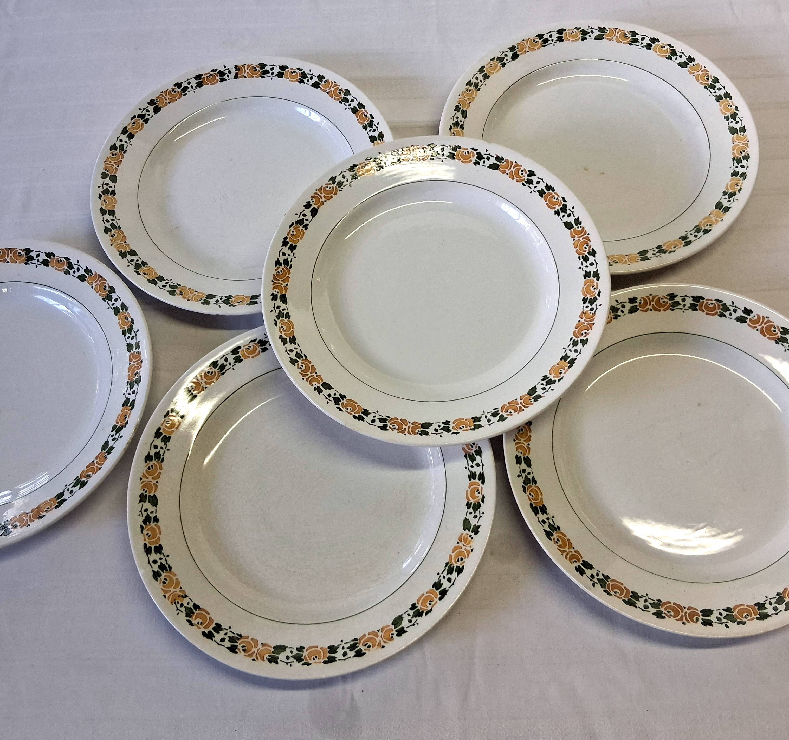 6 Villeroy & Boch dinner plates in good condition