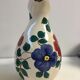 Paire de vases pichets avec bec verseur anse déco fleur numéroté