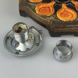 1960s/1970s Ceramic Wall Sconce, Mid-Century Space Age Design