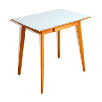 Wood and vintage formica desk 1960s
