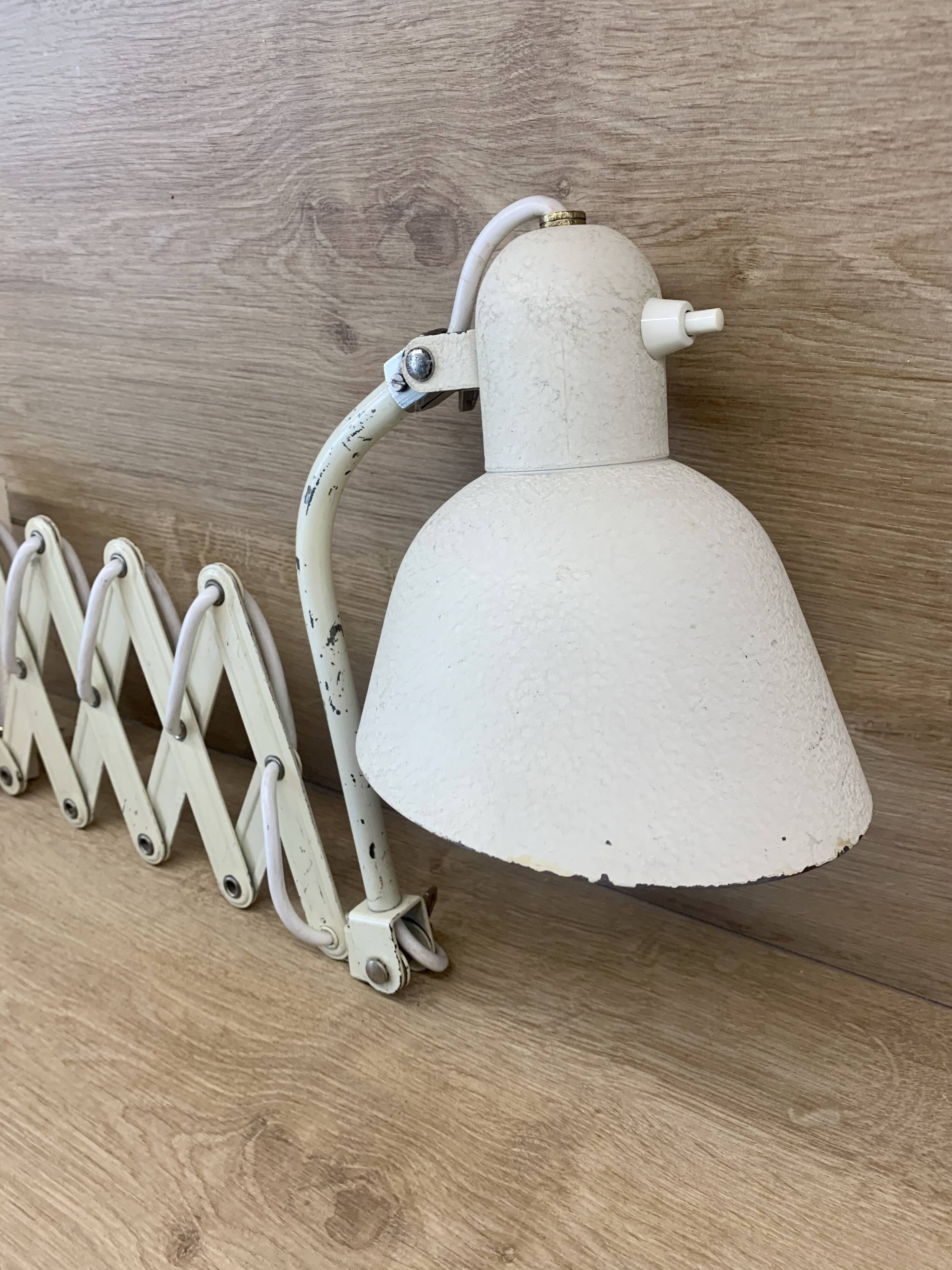 Scissor wall lamp, 1960s