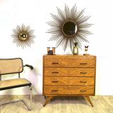 Chest of drawers vintage feet compass