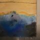 Tableau contemporain abstrait – Alexis Alary – 54 x 65 cm