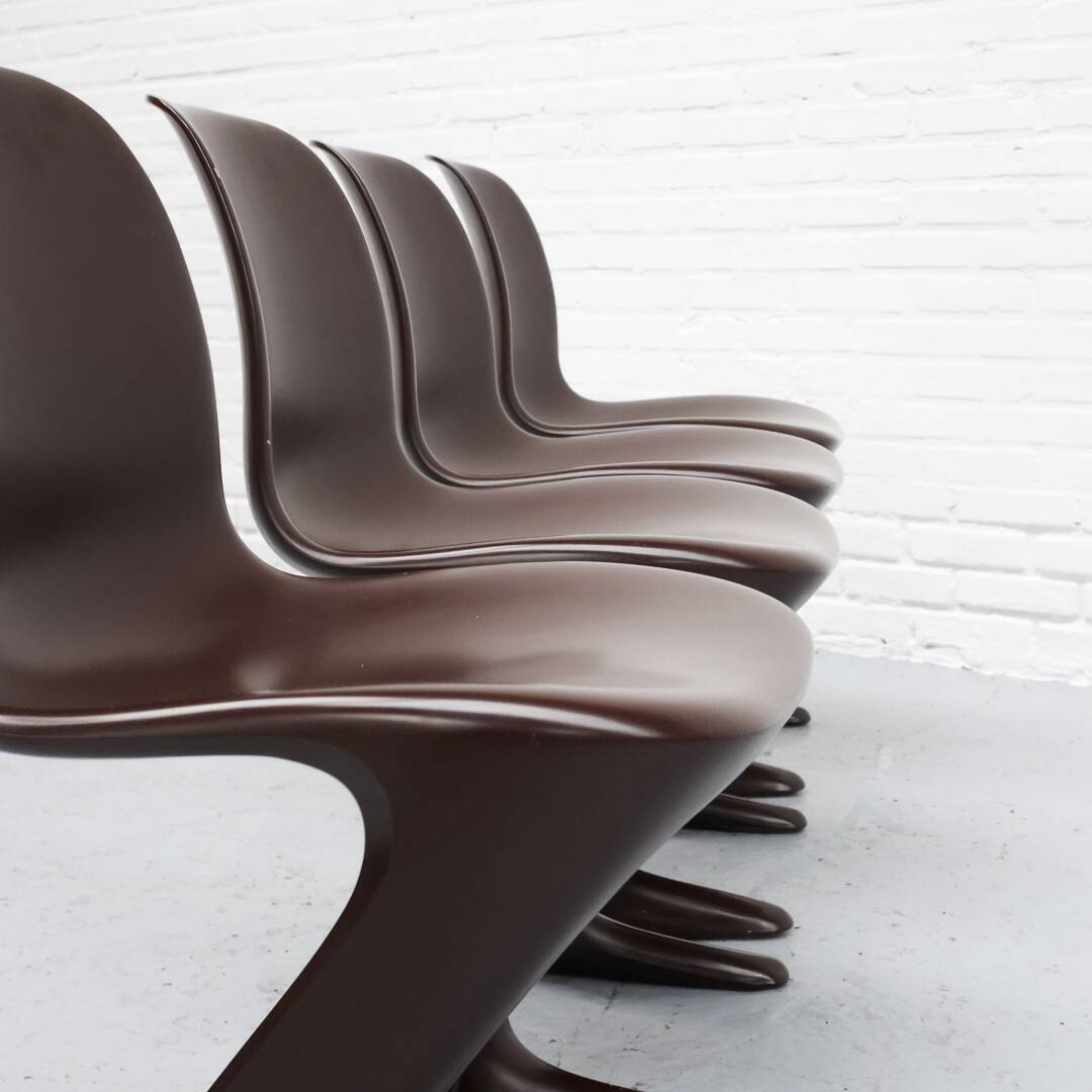 Lot de 4 chaises Z par Ernst Moeckl pour Horn Collection années 1970