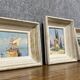 Victor Bruzac: série de 3 tableaux huiles sur panneaux époque circa 1920
