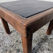 Coffee Table End Table in Elm Maison Regain 1970 Vintage