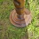 Vintage twisted turned wood column