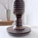 1940s Art Deco oak desk lamp