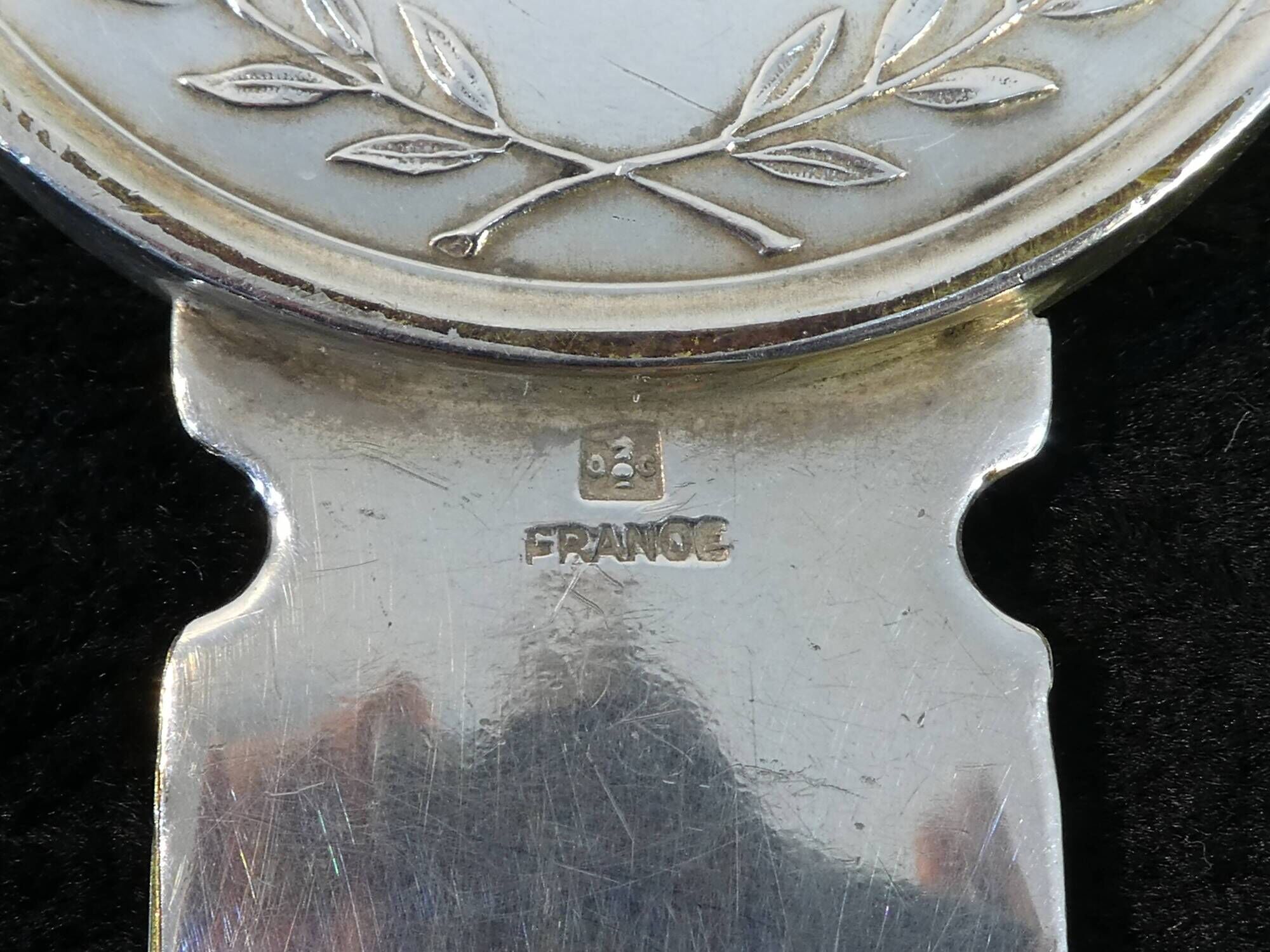 Christofle napoleon empereur paper cutter in silver metal