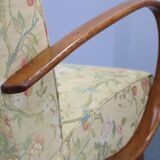 1950s Refurbished Jindrich Halabala  Armchair, Czechoslovakia