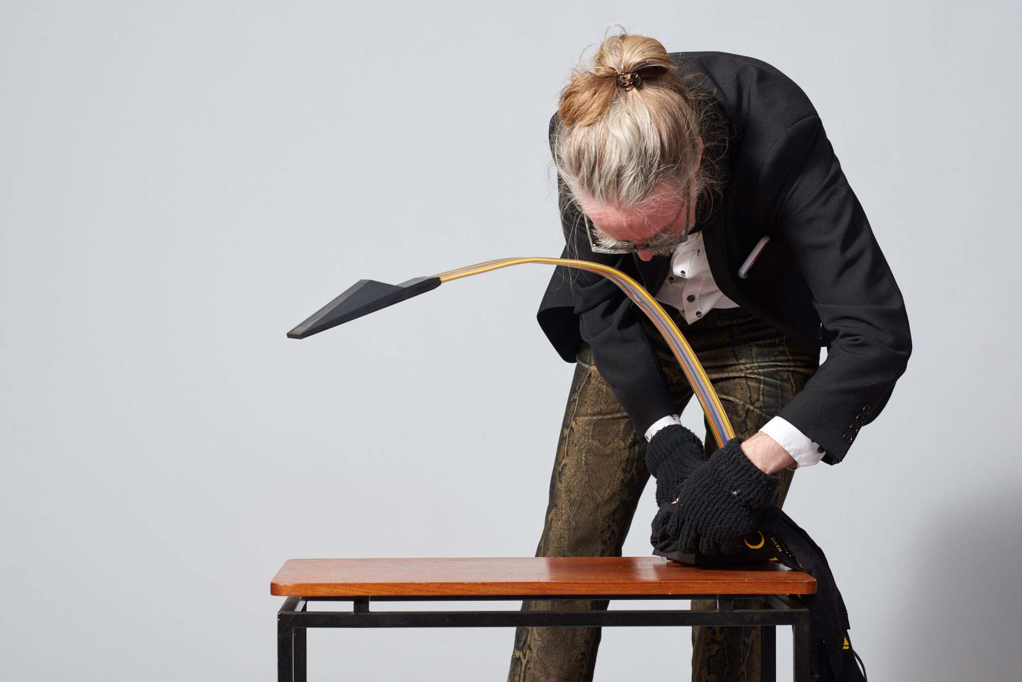 Nastro table lamp, Alberto Fraser for Stilnovo