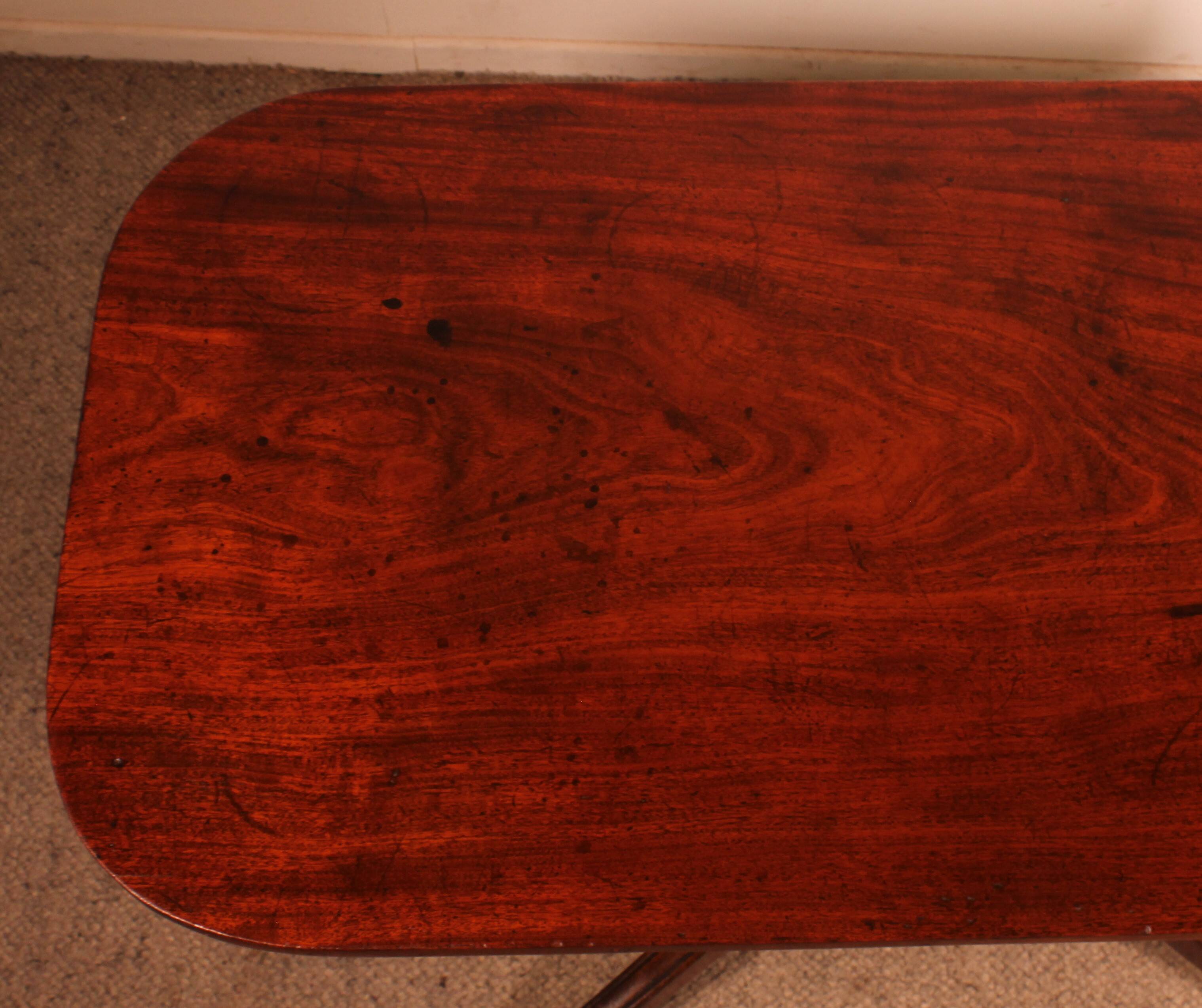 English mahogany console - 18th century