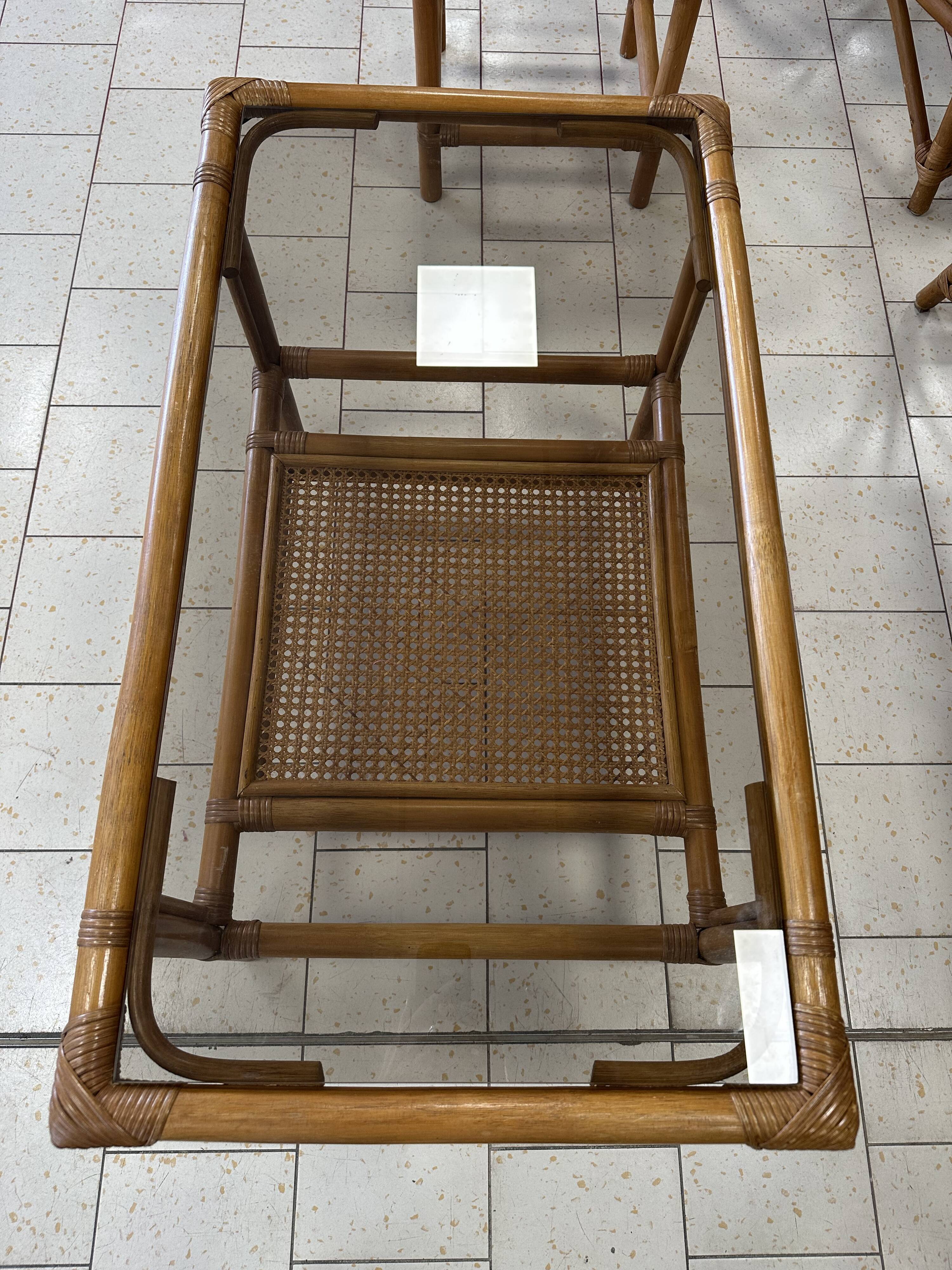 Rattan garden furniture