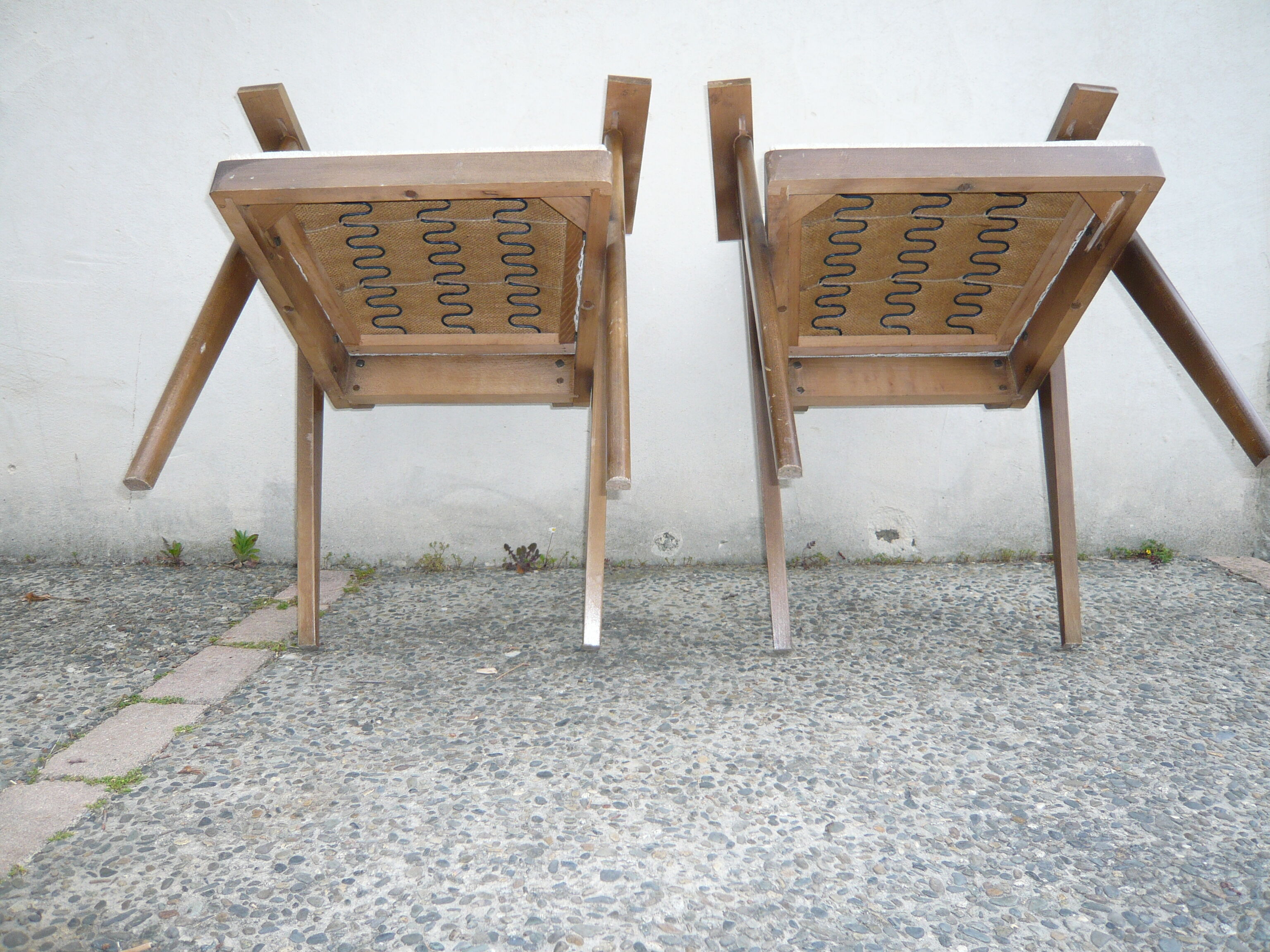 Fauteuils bridges vintages