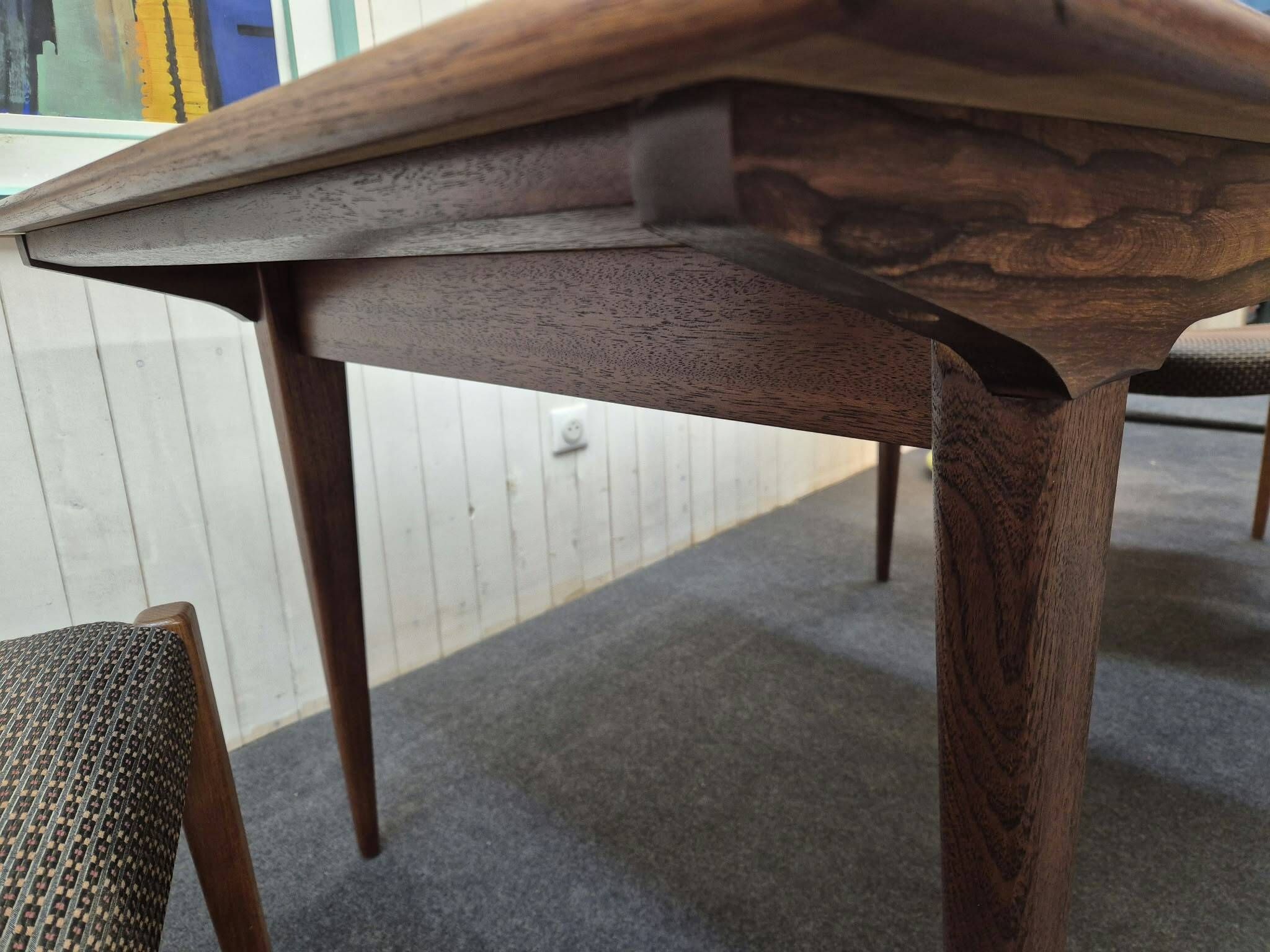 Scandinavian rosewood table malora