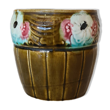 French Art Nouveau Flower Pot Orchies, 1920s