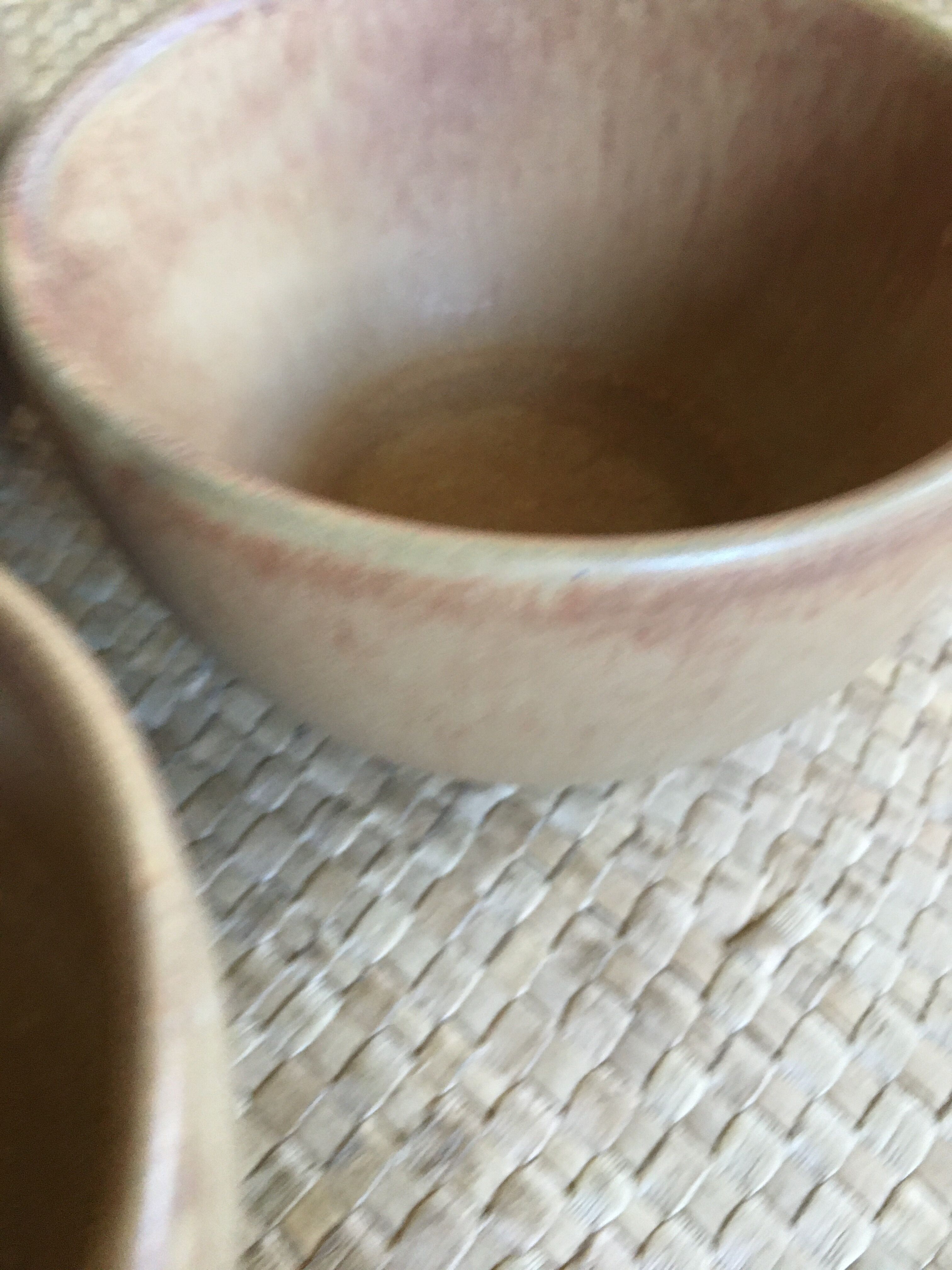 Series of 3 sandstone bowls