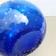Blue bubble vase.