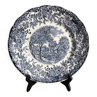 Grande assiette Lunéville “English”