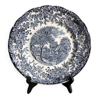 Large Lunéville plate “English”