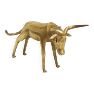 Bronze zebu