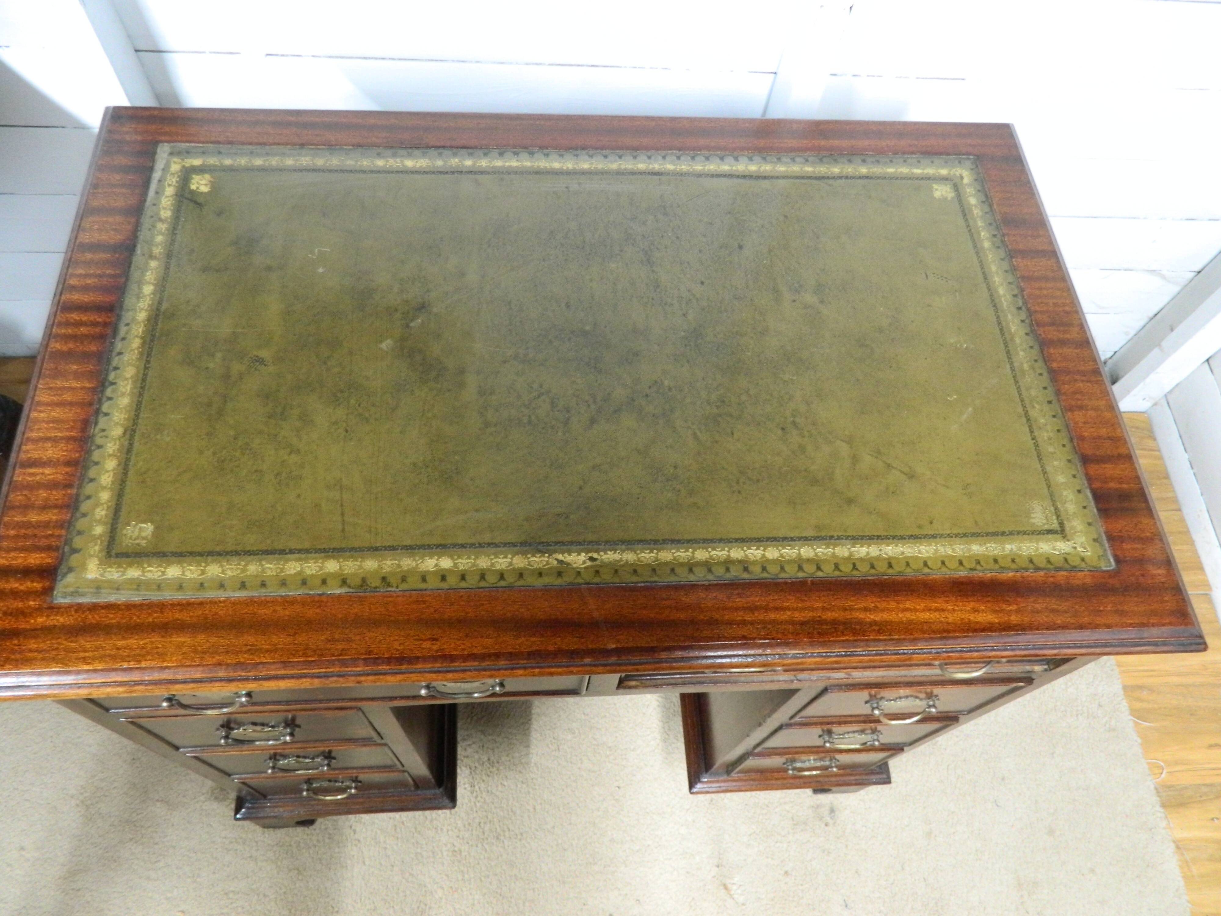 Mahogany Knee Hole Desk