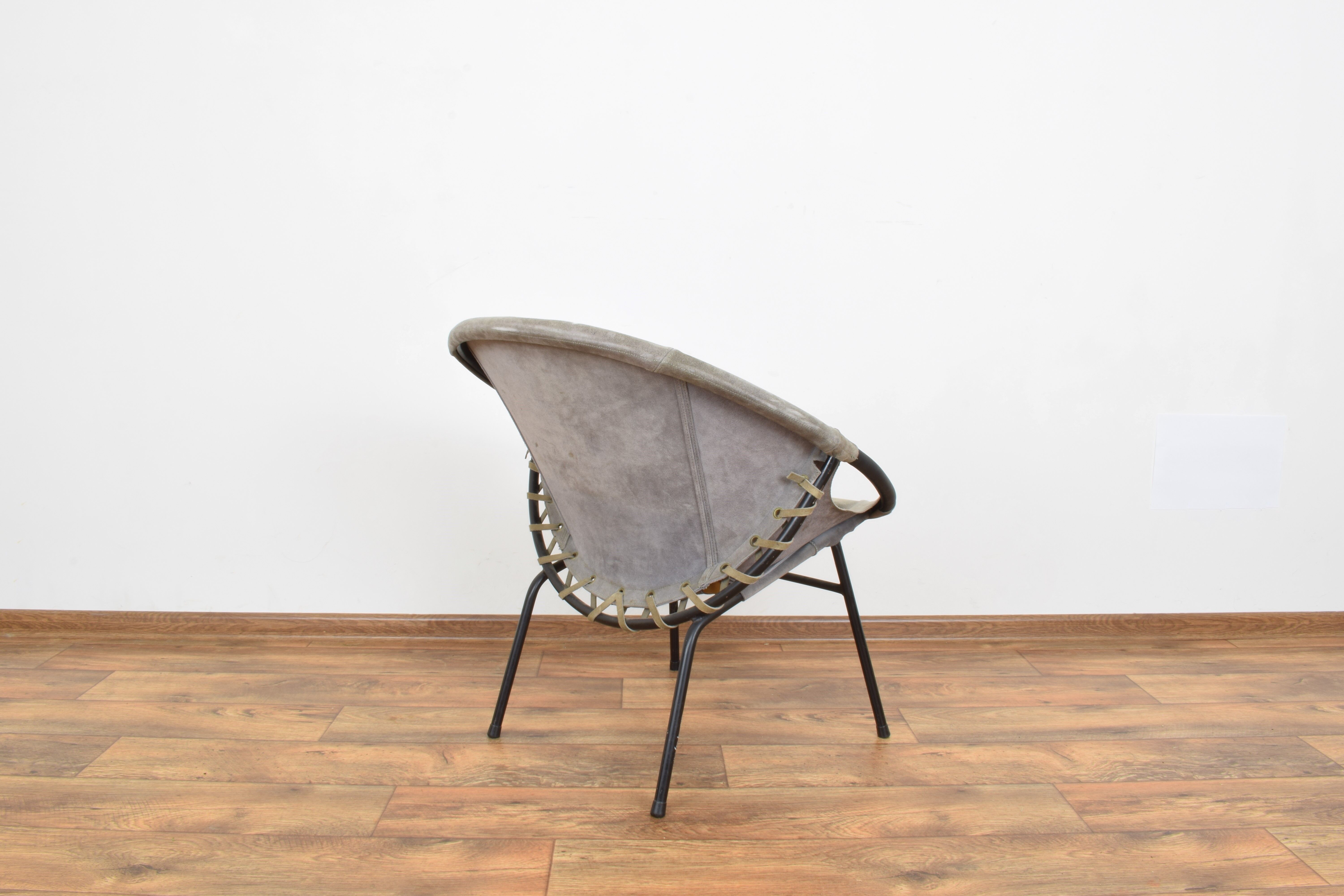 Mid-century armchair by E. Lusch for Lusch & co., 1970s