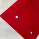 Table relevable vintage verre rouge et chrome-design 1970/1980