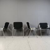 Vintage Dsc 106 Side Chairs By Giancarlo Piretti For Castelli, Set Of 4