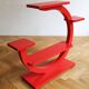Jardinière moderniste rouge