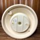 Old White Opaline Wall Lamp + Vintage Ceramic Support