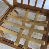 Pair armchairs compass feet, 1960