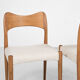 4 dining chairs in oak by Arne Hovmand Olsen for Mogens Kold 1960s