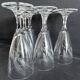 Champagne flutes in cut crystal