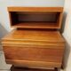 Pair bedside Scandinavian vintage teak year 70 SIMAT DUBINSKI