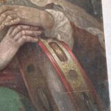 Eugène Scipion d'Harmenon (born in 1825) - Oil on woolen canvas Portrait