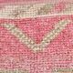 Tapis de couloir vintage tribal rose et vert 2x10, 70x309 cm