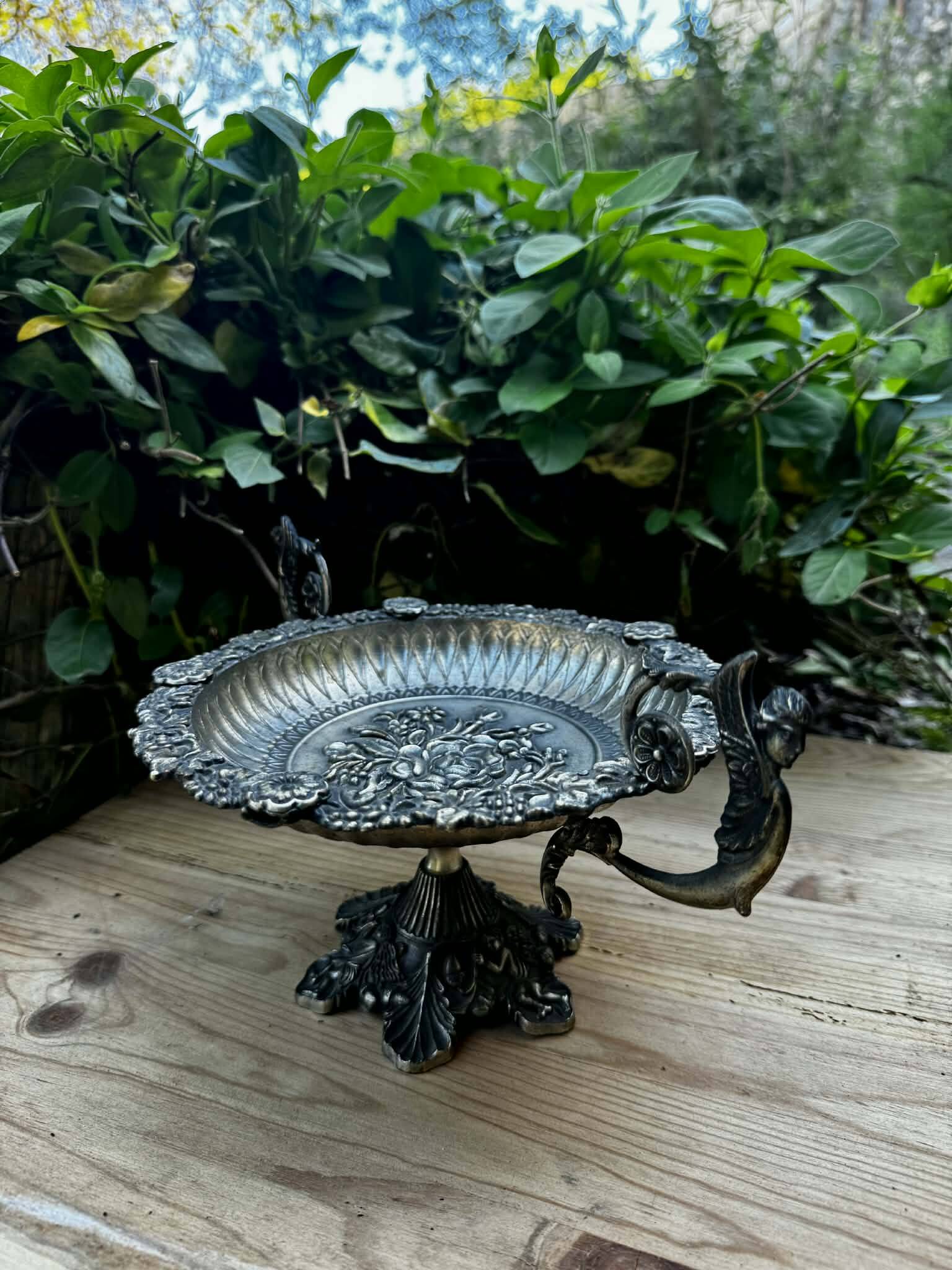 Silver centrepiece from the Art Nouveau period.